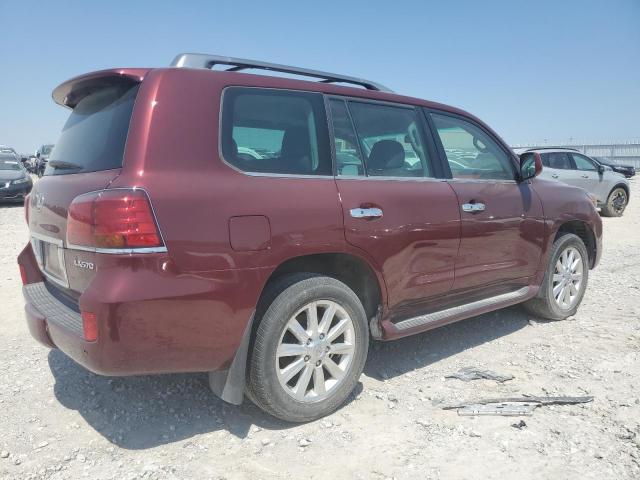 LEXUS LX 570 2008 maroon  gas JTJHY00W184006309 photo #4
