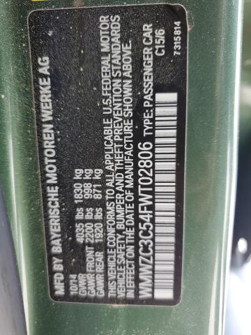 2015 MINI COOPER S C - WMWZC3C54FWT02806