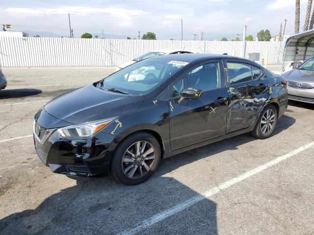 NISSAN VERSA SV 2021 black  gas 3N1CN8EV2ML873486 photo #1