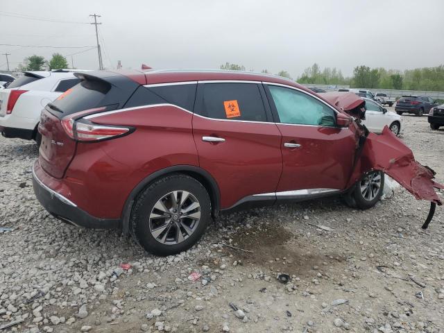 Vin: 5n1az2mh9fn270809, lot: 56014725, nissan murano s 20153