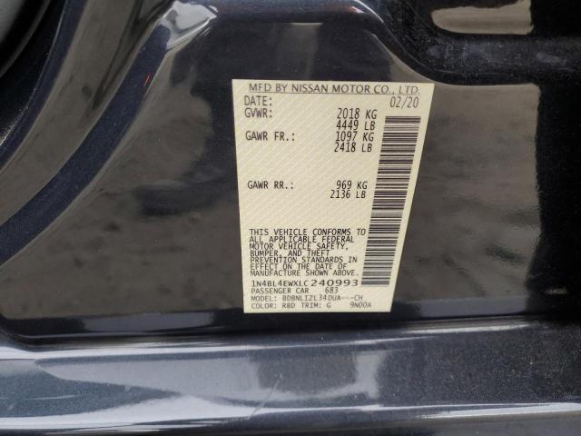 2020 NISSAN ALTIMA SL - 1N4BL4EWXLC240993