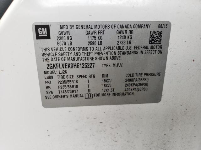 2017 GMC TERRAIN DE 2GKFLVEK9H6126227
