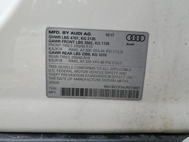 2018 AUDI Q3 PREMIUM - WA1BCCFS4JR014601