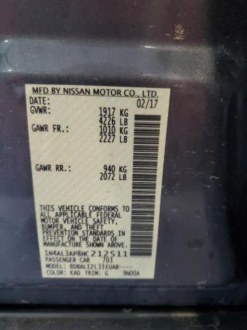 2017 NISSAN ALTIMA 2.5 - 1N4AL3AP8HC212511