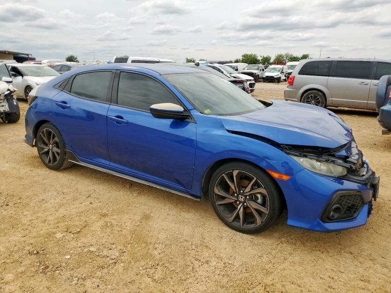 Vin: shhfk7h45ju207537, lot: 59234115, honda civic sport 20184