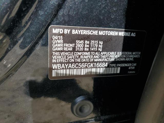 2015 BMW 740 I - WBAYA6C56FGK16684