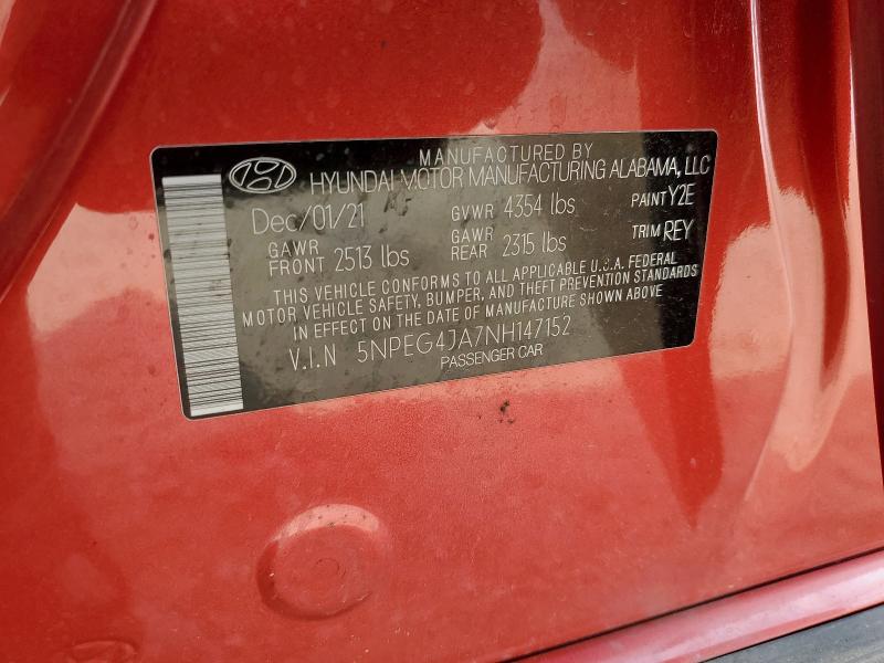 2022 HYUNDAI SONATA SE - 5NPEG4JA7NH147152