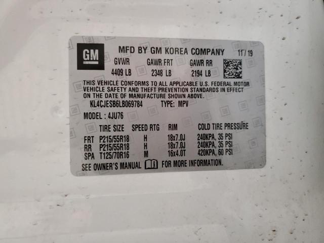 2020 BUICK ENCORE - KL4CJESB6LB069784