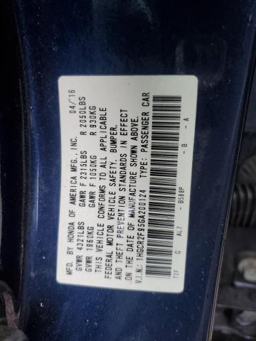 2016 HONDA ACCORD EXL - 1HGCR2F95GA200124