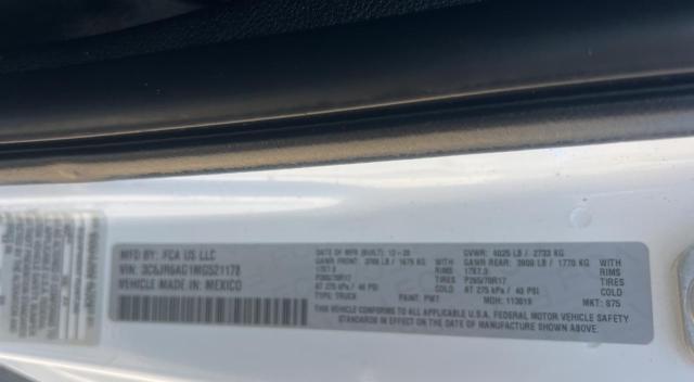 2021 RAM 1500 CLASS - 3C6JR6AG1MG521178