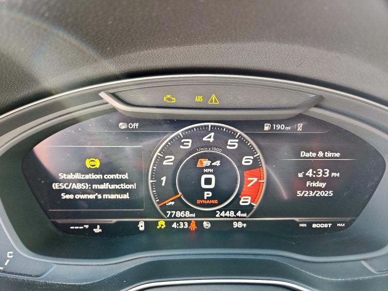 2019 AUDI S4 PREMIUM WAUB4AF41KA011399