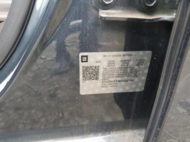 2019 CHEVROLET MALIBU LS 1G1ZB5ST4KF215704