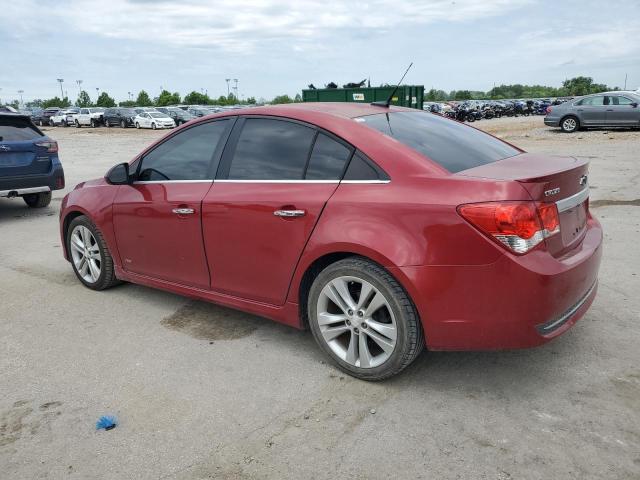 CHEVROLET CRUZE LTZ 2014 red  gas 1G1PG5SB7E7305301 photo #3