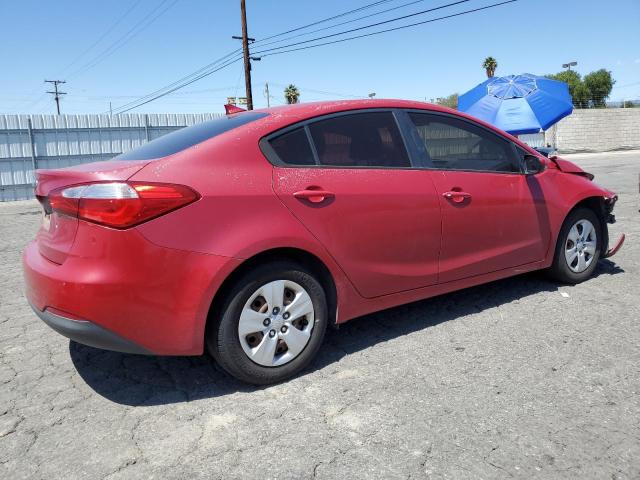 KIA FORTE LX 2014 red  gas KNAFK4A61E5055787 photo #4