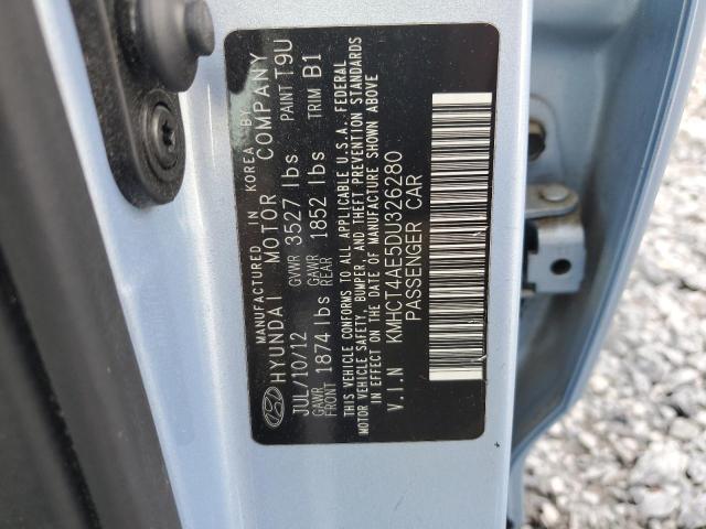kmhct4ae5du326280 - 2013 Hyundai accent gls - #57660535