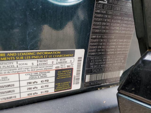 2018 JAGUAR F-PACE R - SADCL2EV1JA253557