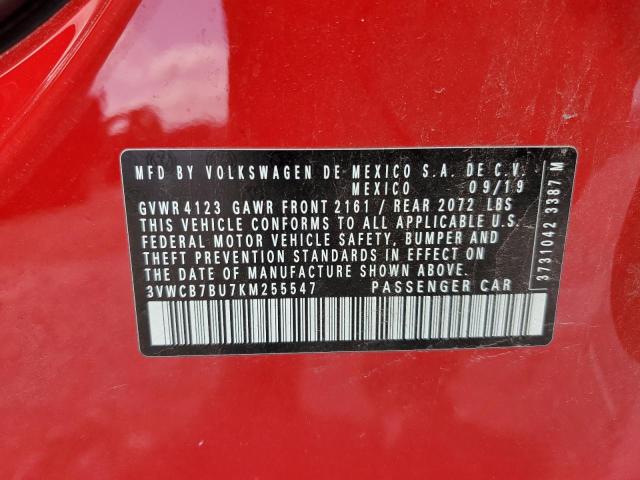 2019 VOLKSWAGEN JETTA S - 3VWCB7BU7KM255547