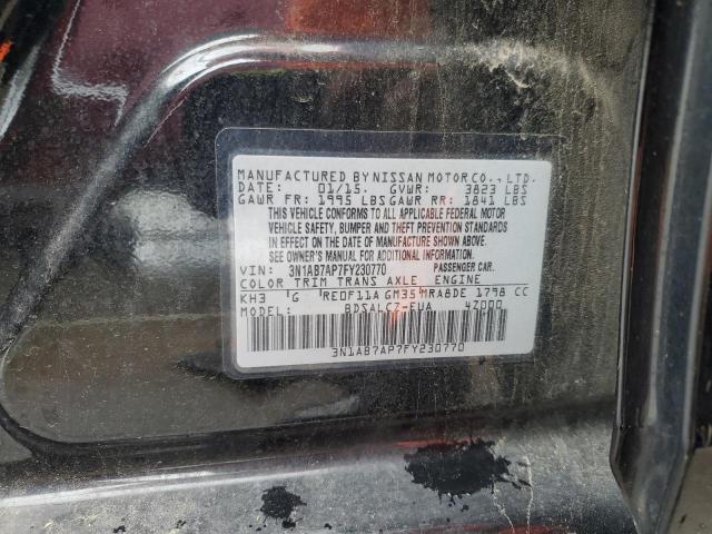 2015 NISSAN SENTRA S - 3N1AB7AP7FY230770