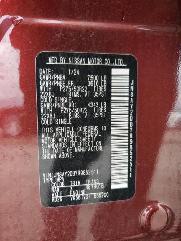 2024 NISSAN ARMADA PLA - JN8AY2DB7R9852511