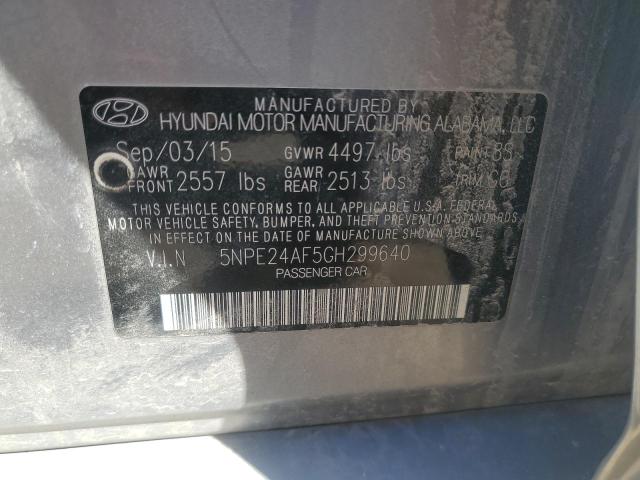 2016 HYUNDAI SONATA SE - 5NPE24AF5GH299640