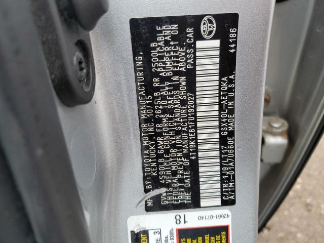 2015 TOYOTA AVALON XLE - 4T1BK1EB1FU192027