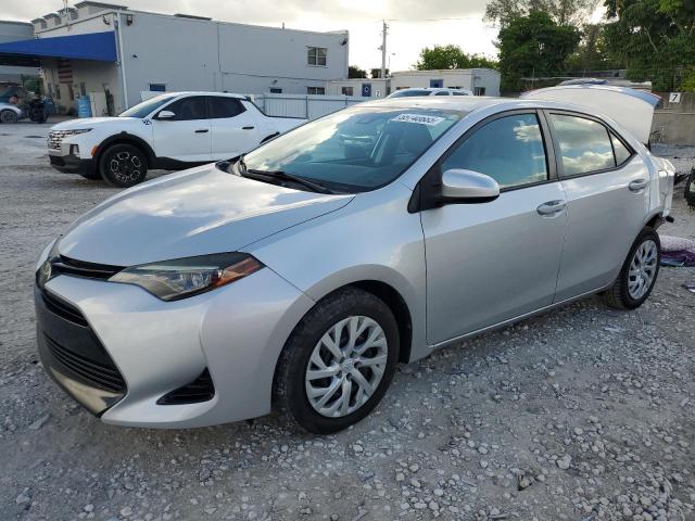TOYOTA COROLLA L 2018 silver  gas 5YFBURHE9JP777138 photo #1