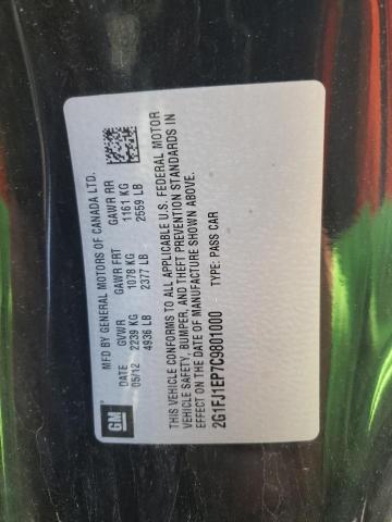 2012 CHEVROLET CAMARO ZL1 - 2G1FJ1EP7C9801000