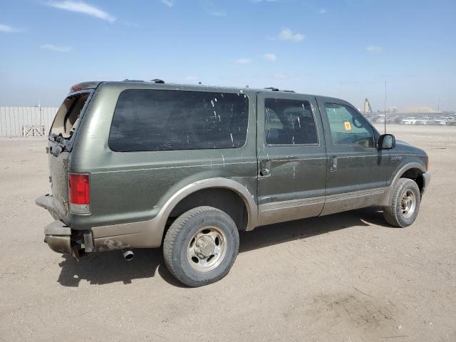 FORD EXCURSION 2000 green 4dr spor gas 1FMNU43S3YEE17718 photo #4