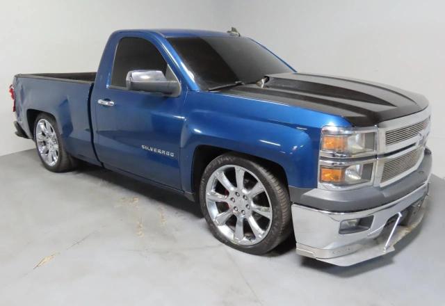 CHEVROLET SILVERADO 2015 blue pickup gas 1GCNCPEC6FZ401663 photo #1