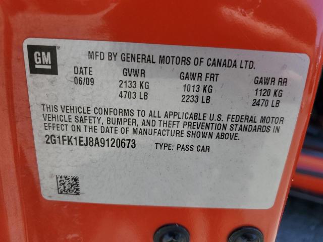 2010 CHEVROLET CAMARO SS - 2G1FK1EJ8A9120673