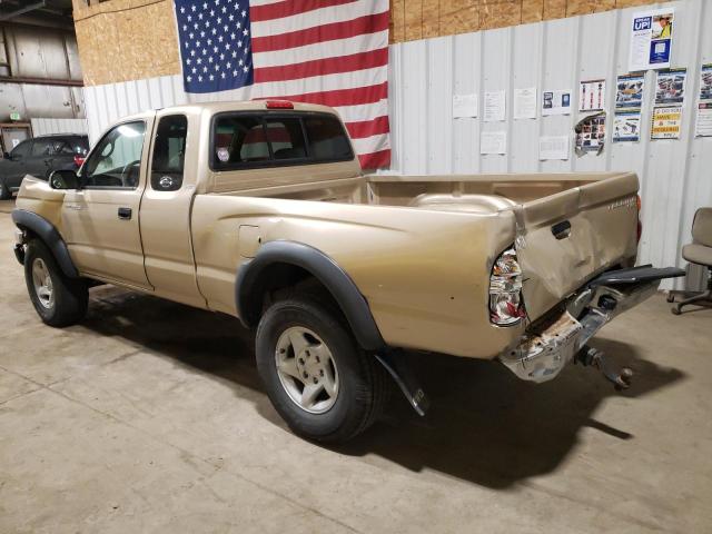 TOYOTA TACOMA XTR 2002 gold  gas 5TEWM72NX2Z086758 photo #3