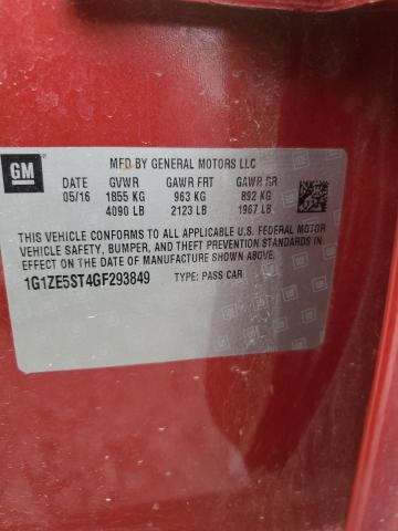 2016 CHEVROLET MALIBU LT - 1G1ZE5ST4GF293849