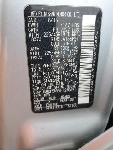 2015 NISSAN JUKE NISMO JN8DF5MV9FT250691