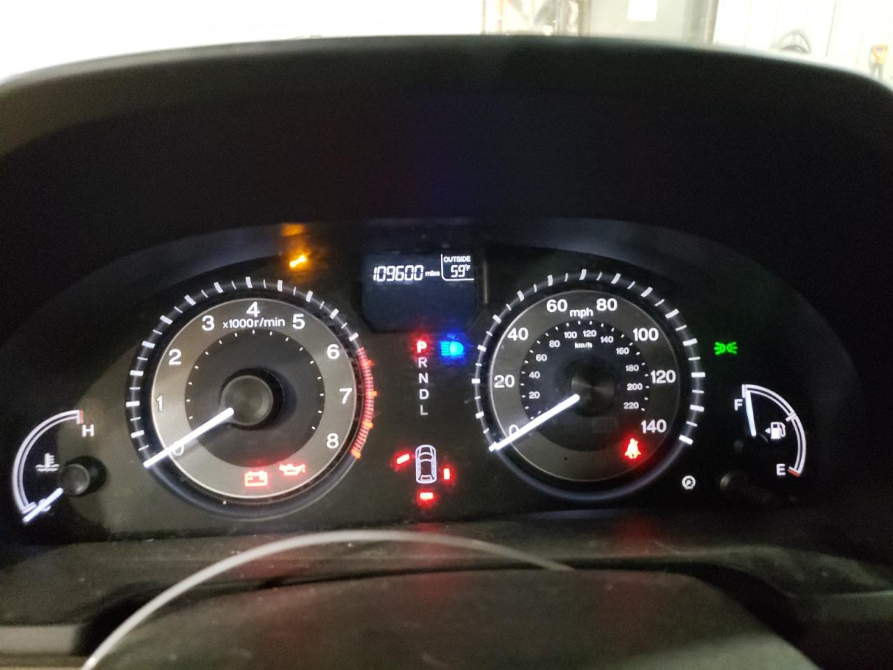 Lot #3191717304 2015 HONDA ODYSSEY EX