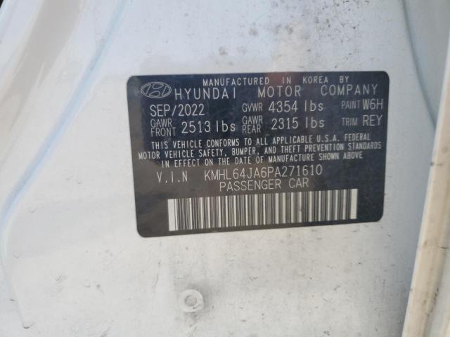 2023 HYUNDAI SONATA SEL KMHL64JA6PA271610