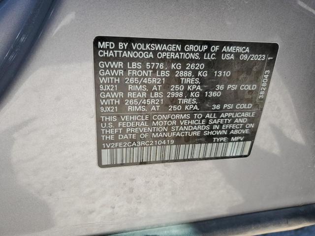 2024 VOLKSWAGEN ATLAS CROS 1V2FE2CA3RC210419