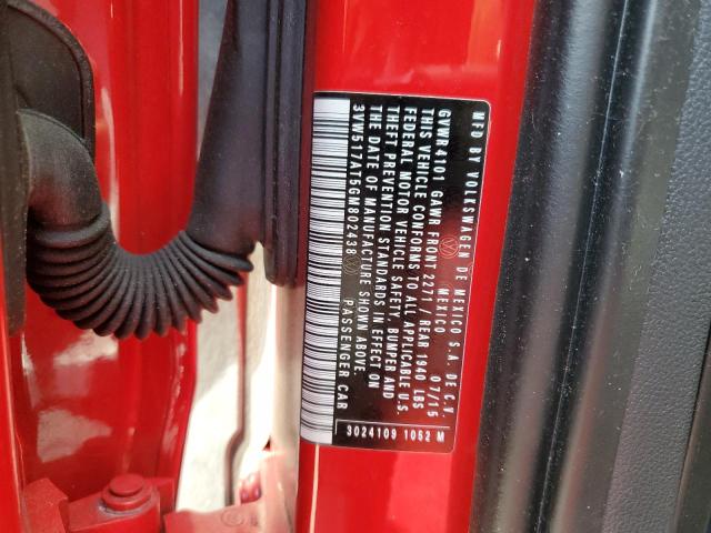 2016 VOLKSWAGEN BEETLE S/S 3VW517AT5GM802438