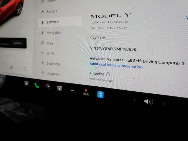 2021 TESLA MODEL Y 5YJYGAEE2MF158856