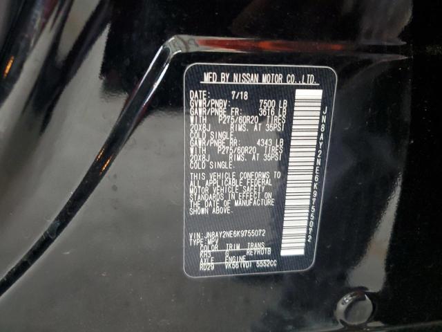 2019 NISSAN ARMADA PLA JN8AY2NE6K9755072