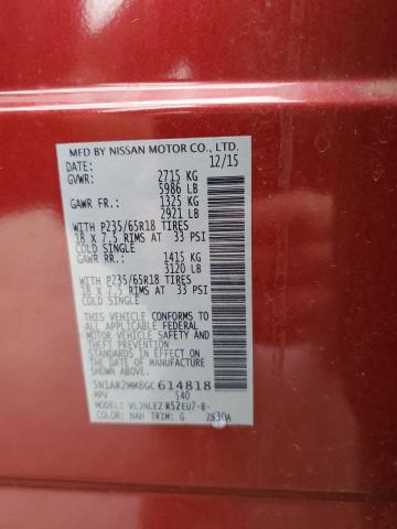 2016 NISSAN PATHFINDER - 5N1AR2MM8GC614818