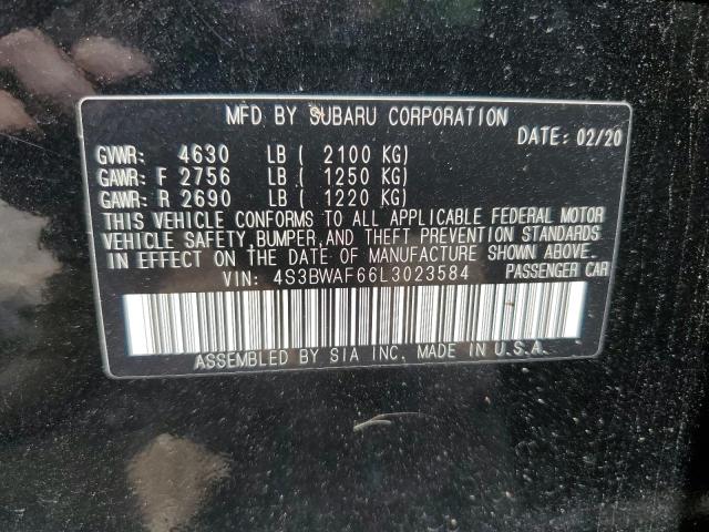 2020 SUBARU LEGACY SPO - 4S3BWAF66L3023584