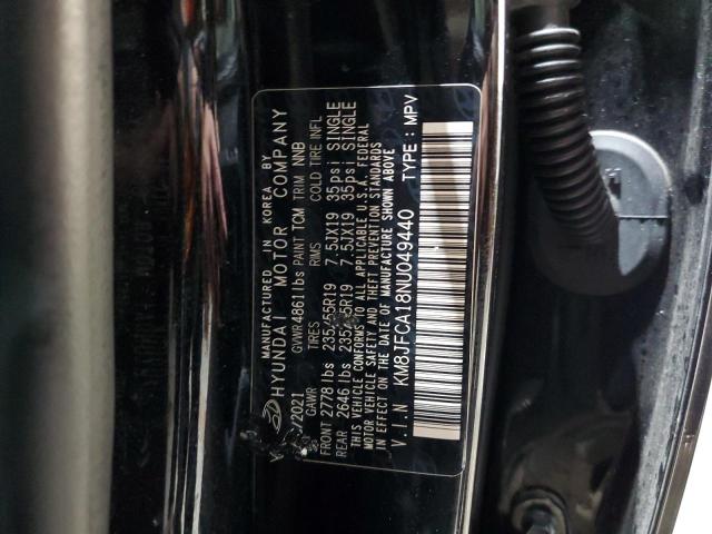 2022 HYUNDAI TUCSON SEL - KM8JFCA18NU049440