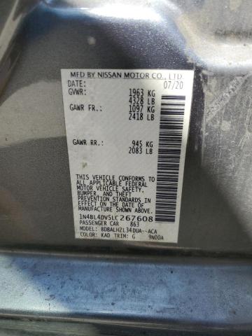 2020 NISSAN ALTIMA SV - 1N4BL4DV5LC267608