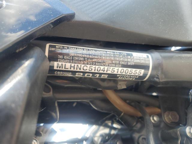 2015 HONDA CBR300 R MLHNC5104F5100555