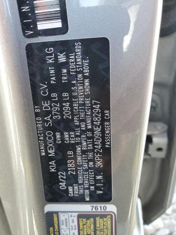 2022 KIA FORTE FE - 3KPF24AD9NE482947