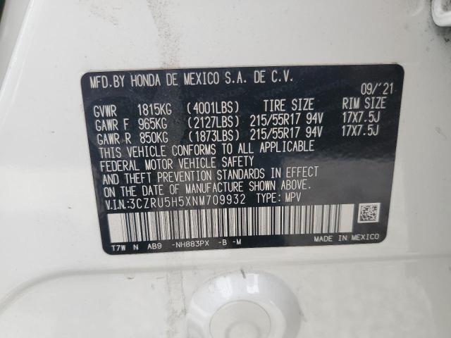 2022 HONDA HR-V EX - 3CZRU5H5XNM709932