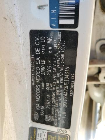 2017 KIA FORTE LX - 3KPFK4A73HE104315