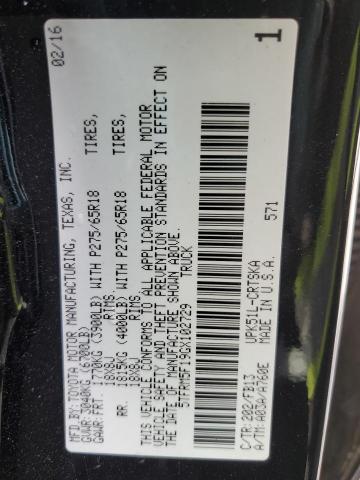 2016 TOYOTA TUNDRA DOU - 5TFRM5F19GX102729
