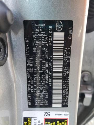 2018 TOYOTA CAMRY L - 4T1B11HK1JU581516