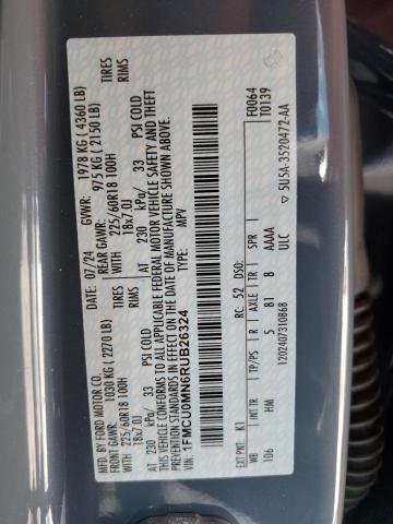 2024 FORD ESCAPE ST - 1FMCU0MN6RUB26324